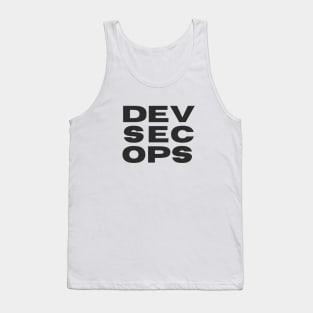 DevSecOps Development Security Operations Minimalist Tank Top